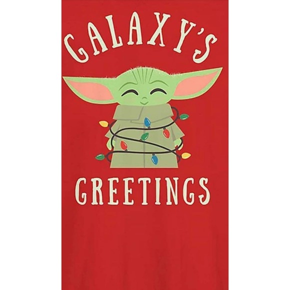 Xl The child mandolorian shirt xmas Christmas baby Yoda star wars grogu - Picture 1 of 4